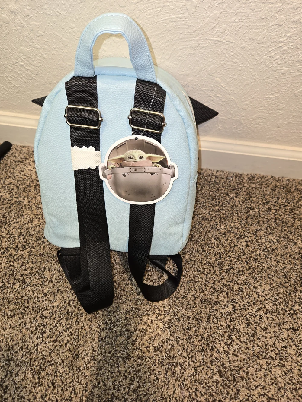 Kids The Child Character Mini Backpack in Light Blue NWT